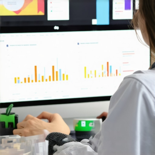 Person analyzing local SEO data and citation reports on a computer.