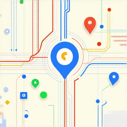 Diagram depicting layered signals and AI filters affecting Google Maps rankings.